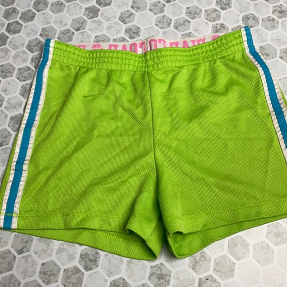 Faded Glory Large Neon Green Athletic Shorts